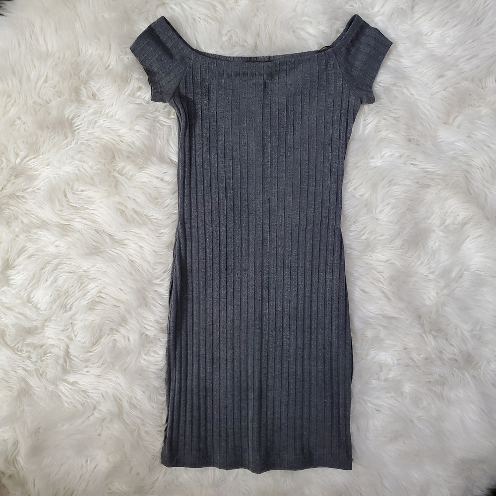Express Off the Shoulder Bodycon Dress